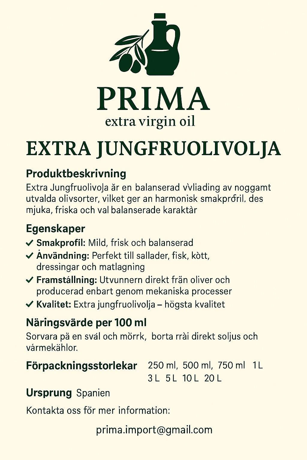 Extra virgin olive oil 1 liter plastic bottle